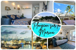 Plongeon sur la marina